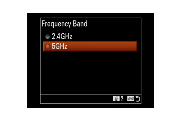 α9-II 機能 5GHz Wi-Fi®対応