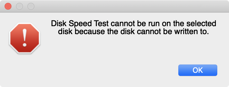 Blackmagic Disk Speed Test 使い方