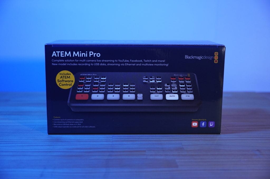 ATEM Mini Pro 初期セットアップ方法とファームウェアアップデート方法 