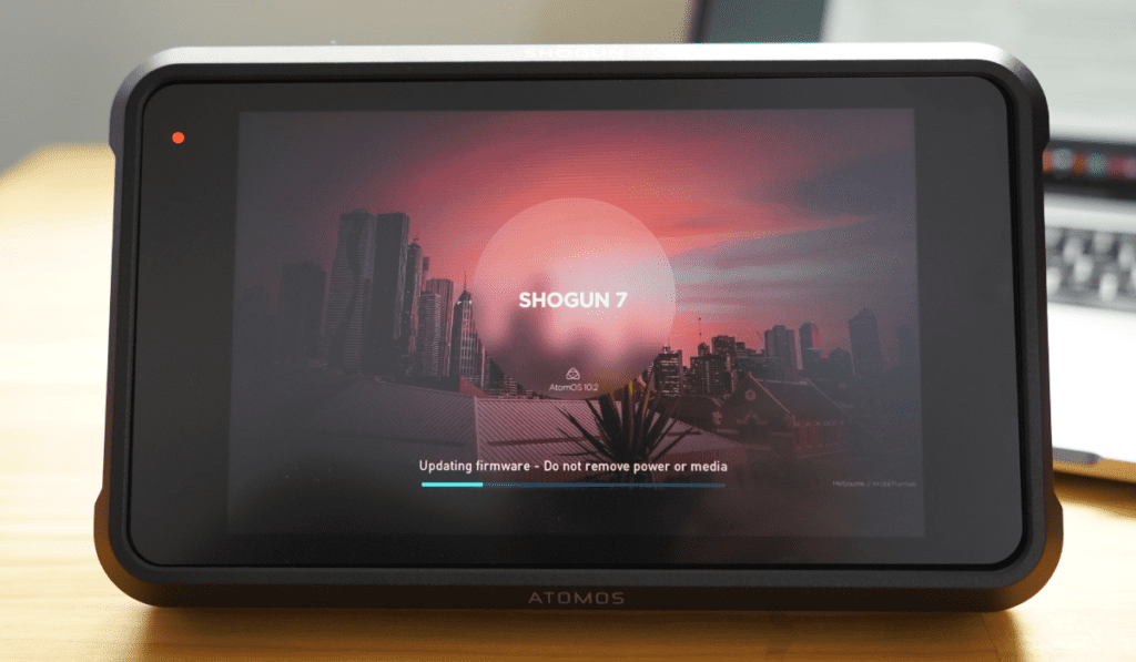 Atomos Shogun 7 ファームウェアアップデート
