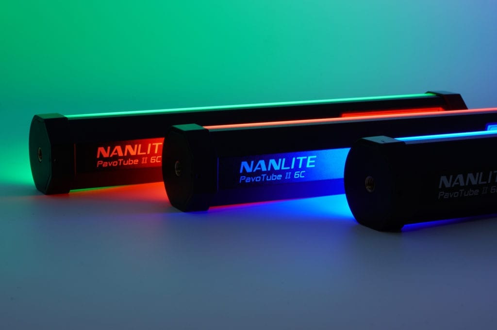 動画やブツ撮りなどの雰囲気作りに最適の照明 NANLITE PavoTube II 6C