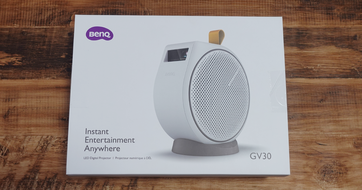 【レビュー】BenQ GV30 世界初！2.1chスピーカー搭載のモバイル 