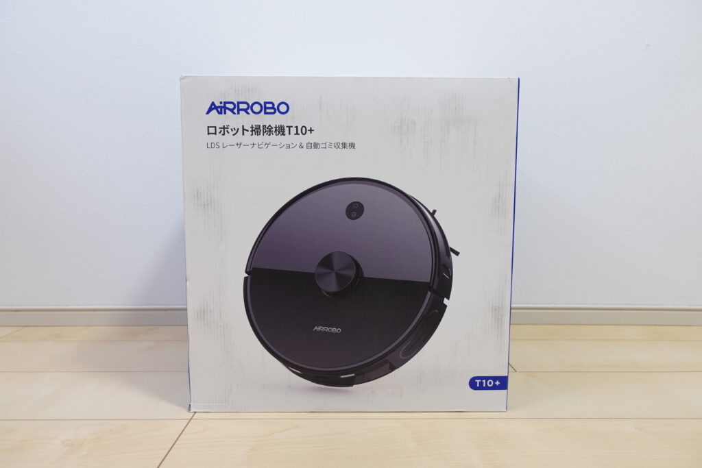 ロボット掃除機「AIRROBO T10+」 外箱