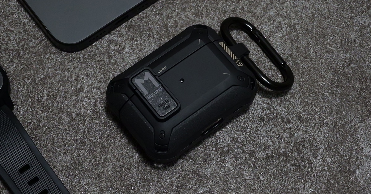AirPods Pro 第1世代 aulumu 専用ケース付き Aulumu AirPods Pro Case – Rugged TPU with Lock & Keychain