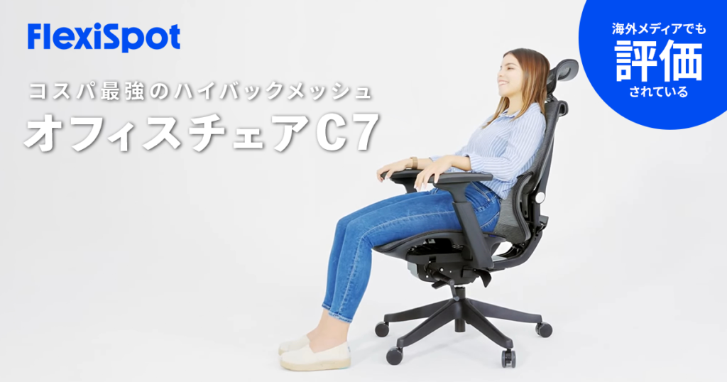 FlexiSpot C7 Air コストを抑えた3万円台の全面メッシュ
