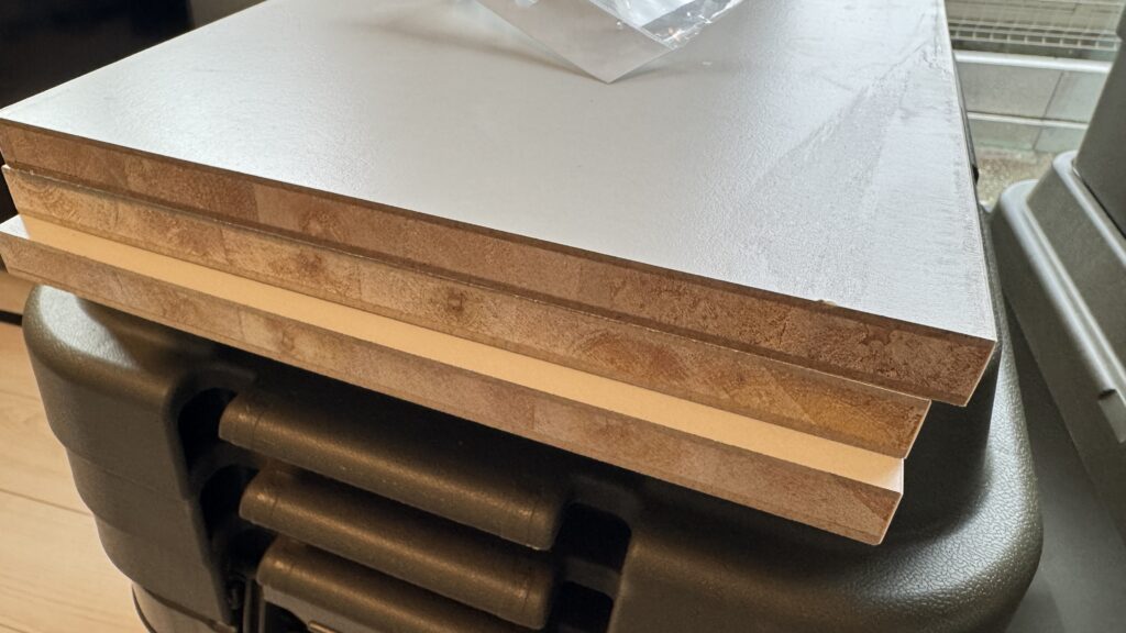 棚板の切断断面